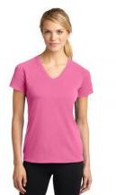 Sport-Tek® Ladies Ultimate Performance V-Neck T-Shirt